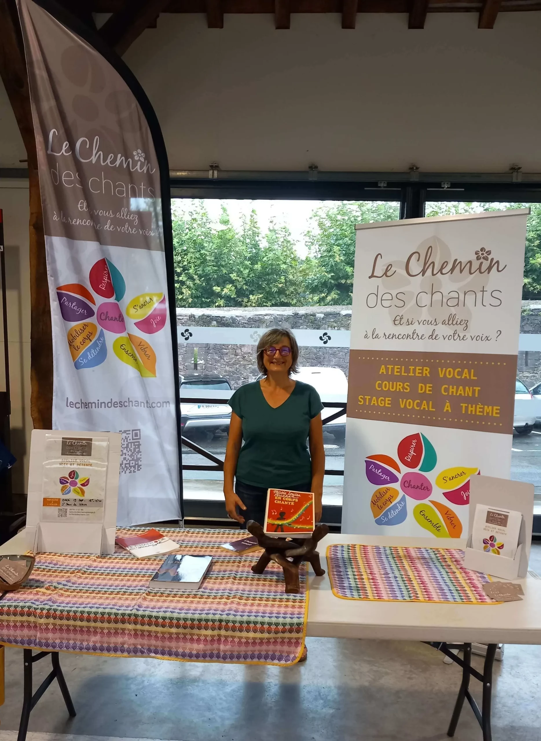 Sylvia au forum des associations 2023, Saint-Jean-Pied-de-Port